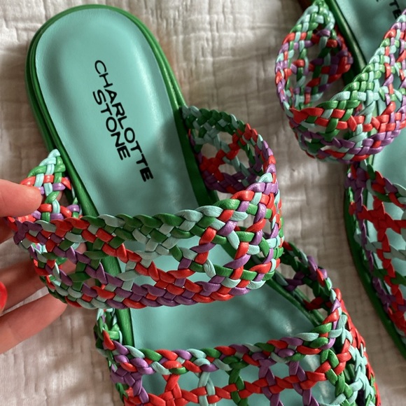 Charlotte stone Rey Sandals 8 - Picture 2 of 3